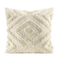 2e Halve Prijs Leen Bakker - Sierkussen Sef - Off-white - 45x45 Cm - Polyester/Katoen - Wit