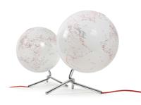 Atmosphere nr-0331nono-gb globe nodo 30cm diameter met verlichting wit / rood