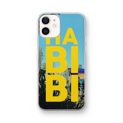 Habibi Majorelle : iPhone 12 mini Transparant Hoesje