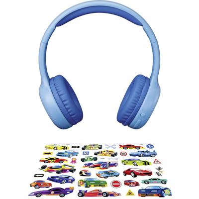 Lenco HPB-110BU - Faltbare Bluetooth®-Kopfhörer für Kinder - Pink Over Ear koptelefoon Blauw