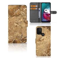 Motorola Moto G10 | G20 | G30 | Bookcase | Marmer Creme