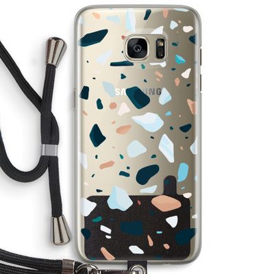 Terrazzo N°13: Samsung Galaxy S7 Edge Transparant Hoesje met koord