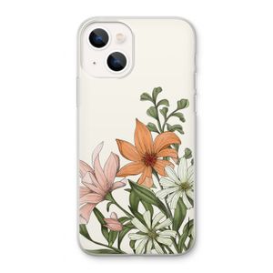 Floral bouquet: iPhone 13 Transparant Hoesje