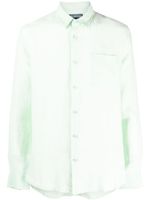 Vilebrequin chemise Caroubis en lin - Vert - thumbnail