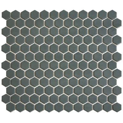 Mozaiek Tegel Hexagon 26x30 cm Camo Green Nature The Mosaic Factory