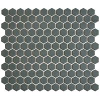 Mozaiek Tegel Hexagon 26x30 cm Camo Green Nature The Mosaic Factory