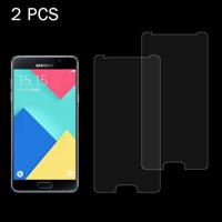 2 Stuks Samsung Galaxy A7 (2016) Gehard glazen schermprotector 0.26mm 9H ultra 2.5D hardheid