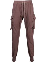 Rick Owens DRKSHDW pantalon de jogging en coton biologique délavé - Rose - thumbnail