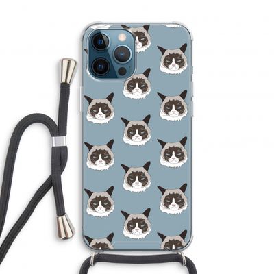It's a Purrr Case: iPhone 12 Pro Transparant Hoesje met koord