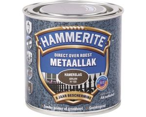 Hammerite Metaallak Direct over Roest Hamerslag - H150 Bruin