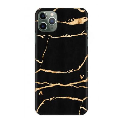 Gouden marmer: Volledig geprint iPhone 11 Pro Max Hoesje