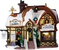 Lemax devaney&apos;s bakery b/o led verlicht kersthuisje Caddington Village 2003