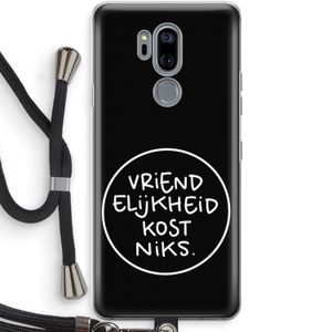 Vriendelijkheid: LG G7 Thinq Transparant Hoesje met koord