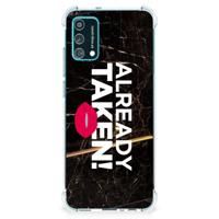 Samsung Galaxy M02s | A02s Telefoonhoesje met tekst Already Taken Black