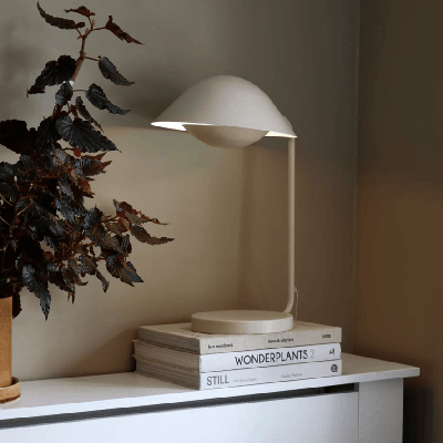 Beige tafellamp met E14 fitting en schakelaar &apos;Nordlux Freya&apos; 40 cm