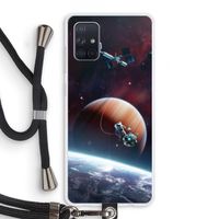 Examiner: Samsung Galaxy A71 Transparant Hoesje met koord