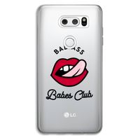 Badass Babes Club: LG V30 Transparant Hoesje