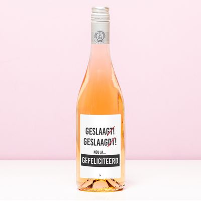 Wijnfles Geslaagdt - Rosé (Blush Rosé)