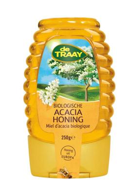 Traay Acaciahoning knijpfles bio