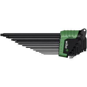 Wiha 366R Binnen-Torx Haakse schroevendraaierset T 5, T 6, T 7, T 8, T 9, T 10, T 15, T 20, T 25, T 27, T 30, T 40, T 45 13-delig