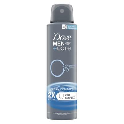 Dove Deodorant spray men+ care clean comfort 0%