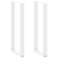 Bartafelpoten 2 st U-vormig 40x(110-111) cm staal wit