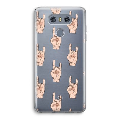Rock: LG G6 Transparant Hoesje