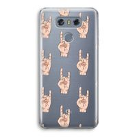 Rock: LG G6 Transparant Hoesje