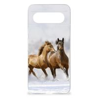 Google Pixel 8 | TPU Hoesje | Paarden