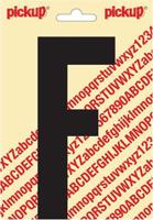 Plakletter Nobel Sticker letter F zwart Pickup - Pickup