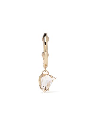 Mizuki bijou d'oreille Sea of Beauty en or jaune 14ct orné de diamants et de topazes