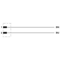 Phoenix Contact 1410752 Sensor/actuator connector, geassembleerd Aantal polen (sensoren): 2 1.50 m 1 stuk(s)