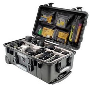 Peli 1510 Carry On Case apparatuurtas Zwart