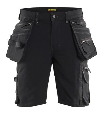 Blåkläder Short 4-weg stretch X1900 19881644 | Zwart | Maat 60 - 7330509697788