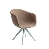 Jesper Home Draaibare Eetkamerstoel 'Yuni' Turn Mint, kleur Mochachacha