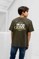 Malelions Studio T-Shirt Kids Donkergroen - Maat 164 - Kleur: Donkergroen | Soccerfanshop