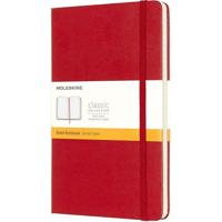 Notitieboek moleskine large 130x210mm lijn hc rood