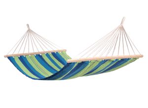 'Pine' Spreaderbar Eénpersoons Hangmat - 120 kg - Groen - Spreidstang - 123 Hammock