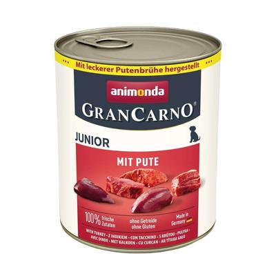 ANIMONDA GranCarno Junior Turkey - natvoer voor honden - 800g