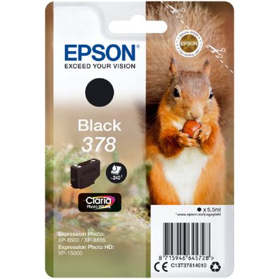 Epson 378 (Squirrel) Black Ink