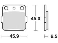 TRW Brake pad mcb 554 si sintered metal