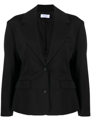 Off-White blazer en laine à design stretch - Noir