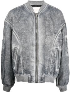 1017 ALYX 9SM veste bomber à texte imprimé - Gris