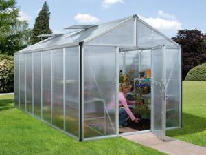 Vitavia Tuinkas Zeus (Holle kamerpanelen van 10 mm, Aluminium, ca. 13,8 qm)