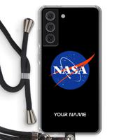 NASA: Samsung Galaxy S21 FE Transparant Hoesje met koord