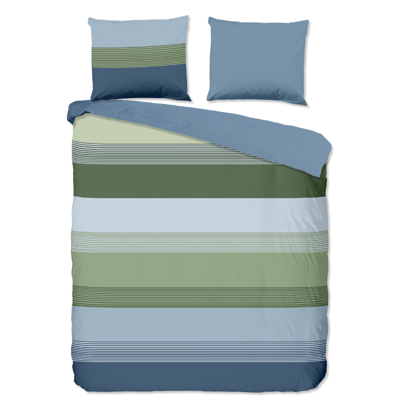 Dekbedovertrek Katoen Mali Strepen 200x200 Cm Good Morning - Dekbed-Discounter.nl