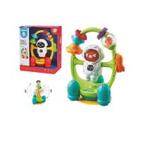 Interactief Speelgoed voor Baby's Licht Geluid Draaiend Ruimtevaarder 20 x 16 cm