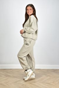 Rotate broek Enzyme Wash Sweatpants 7003611833 taupe