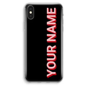 Namecase: iPhone XS Max Transparant Hoesje