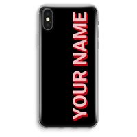 Namecase: iPhone XS Max Transparant Hoesje